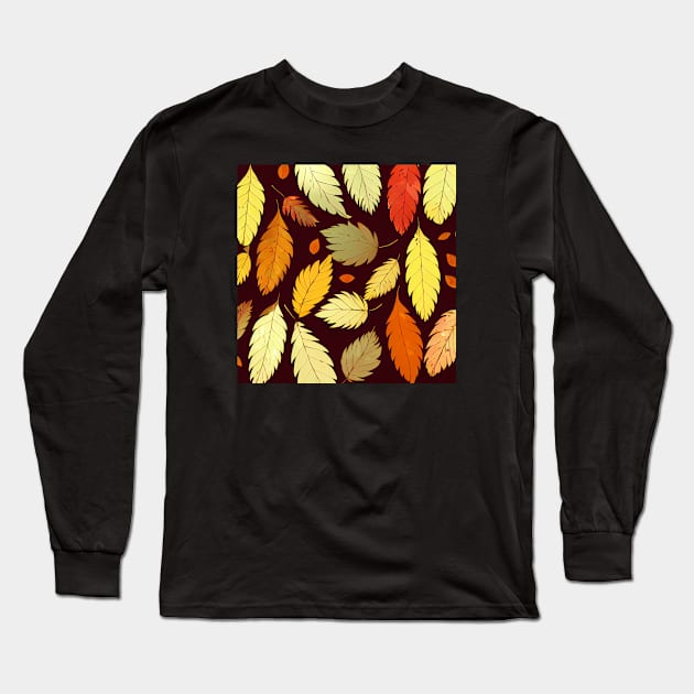 Autumn leaves Long Sleeve T-Shirt by etherElric